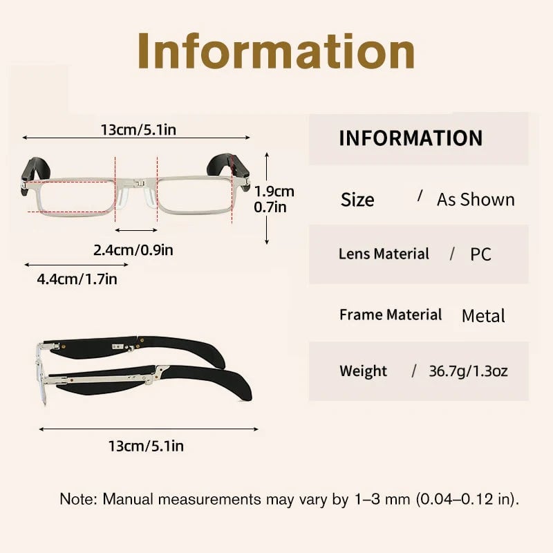 SFRCORD® 🔥Foldable Anti-Blue Light Reading Glasses with Case
