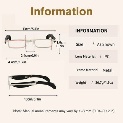 SFRCORD® 🔥Foldable Anti-Blue Light Reading Glasses with Case