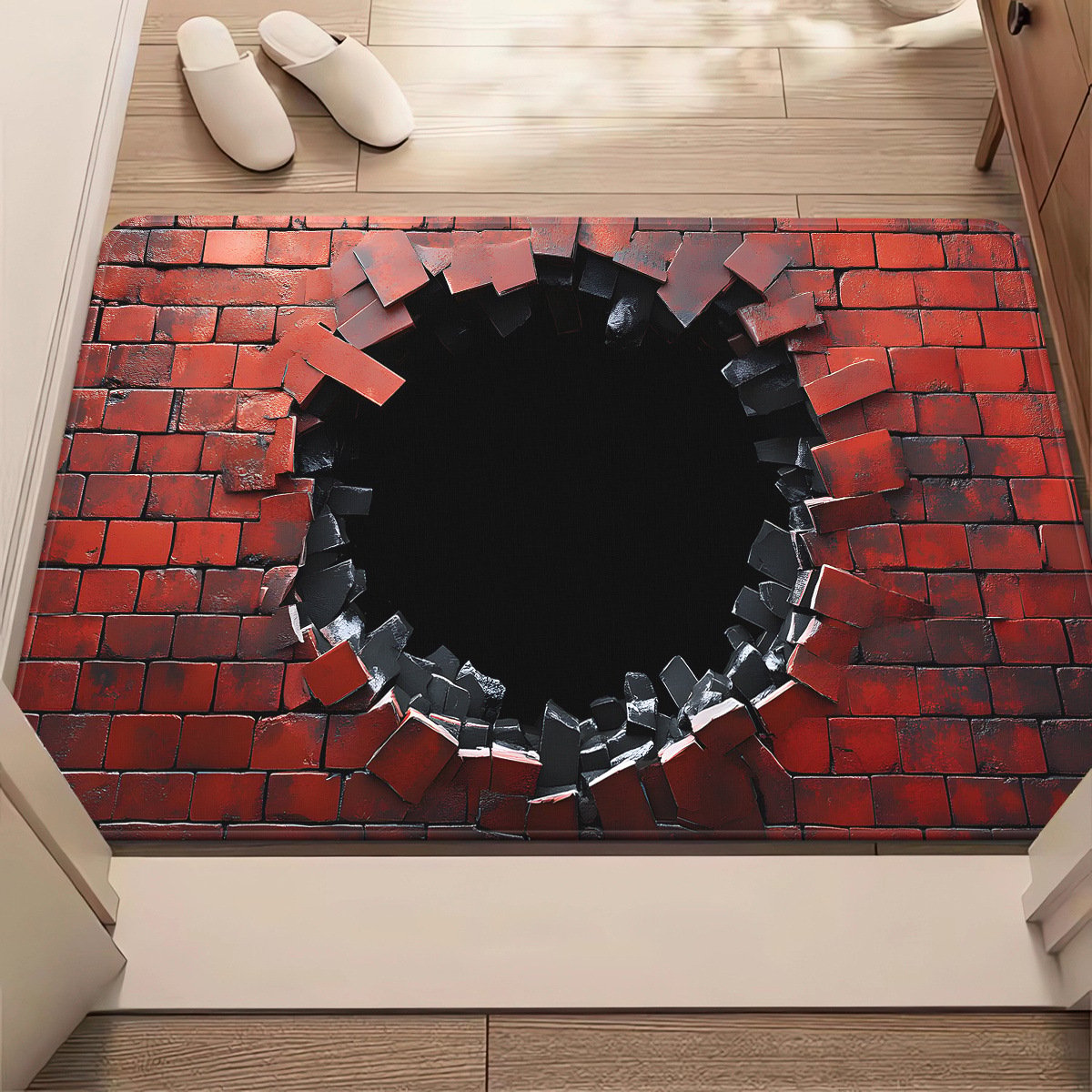 CILIFER® 🔥Visual Illusion Endless Abyss Pattern HD Printed Non-Slip Doormat😃Same as in the video