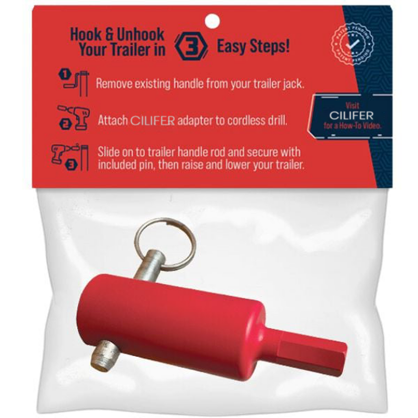 CILIFER® 🔥LAST DAY 50% OFF-Trailer Jack Drill Adapter
