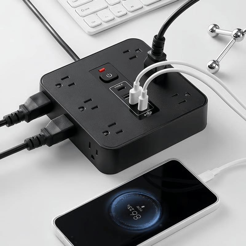 CILIFER® ⚡16-in-1 Power Strip with Switch & Surge Protection.ETL Listed Fireproof Power Strip