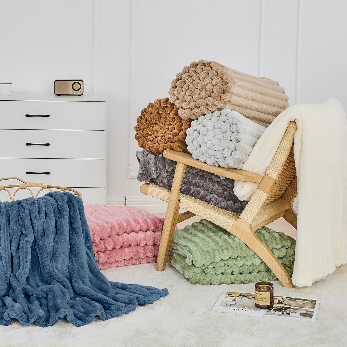 Sfrcord® 🔥Popular soft plush nap blanket