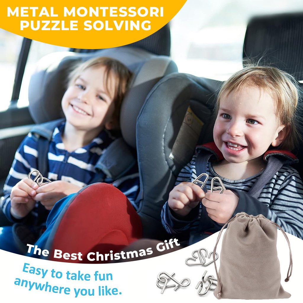 CILIFER® The Best Christmas Gift🎁 Metal Montessori Puzzle Solving