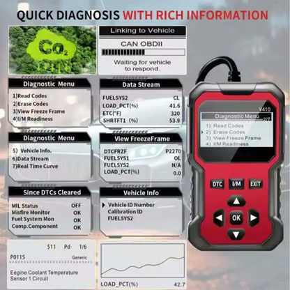 CILIFER® 🚗Hot sale Only $39.99!!🎁🚘OBD2 Advanced Diagnostic Tool Professional Engine Code Reader🛡️