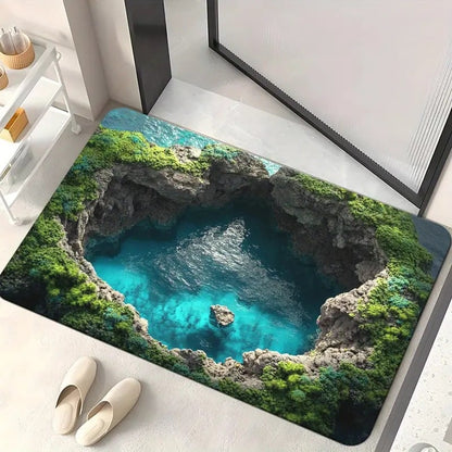 CILIFER® 🔥Visual Illusion Endless Abyss Pattern HD Printed Non-Slip Doormat😃Same as in the video