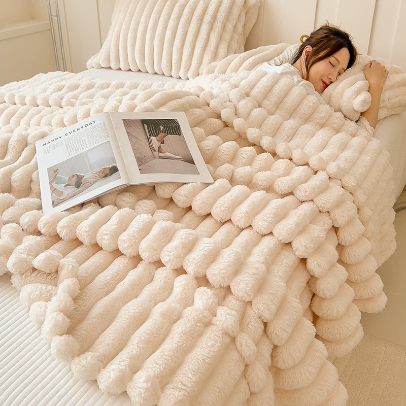 Sfrcord® 🔥Popular soft plush nap blanket