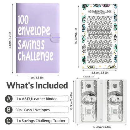 CILIFER® 🔥HOT SALE 49％ OFF🔥--✉️100 Envelope Savings Challenge Book