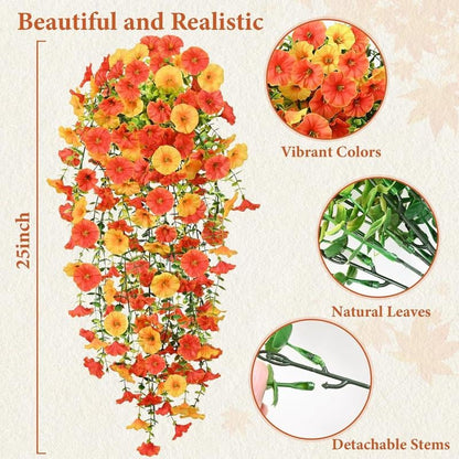 CILIFER® 🍂UV Resistant Hanging Morning Glory for Fall Decor