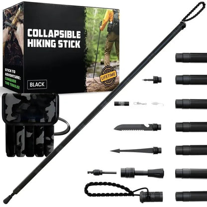 CILIFER® Tactical Hiking Stick w/ Integrated Survival Kit