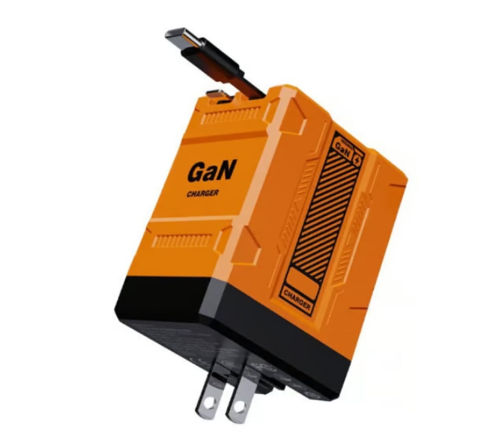 CILIFER® 2-in-1 GaN PD3.0  Charger with Retractable Cables(Plug specifications: US standard plug)