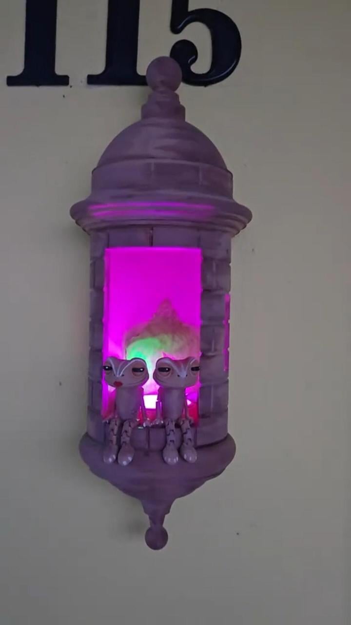 Puerto Rican Garita Wall Coqui Lamp