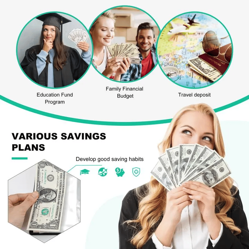 CILIFER® 🔥HOT SALE 49％ OFF🔥--✉️100 Envelope Savings Challenge Book