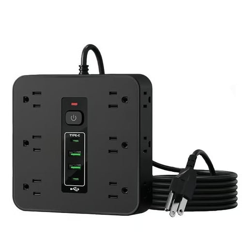 CILIFER® ⚡16-in-1 Power Strip with Switch & Surge Protection.ETL Listed Fireproof Power Strip
