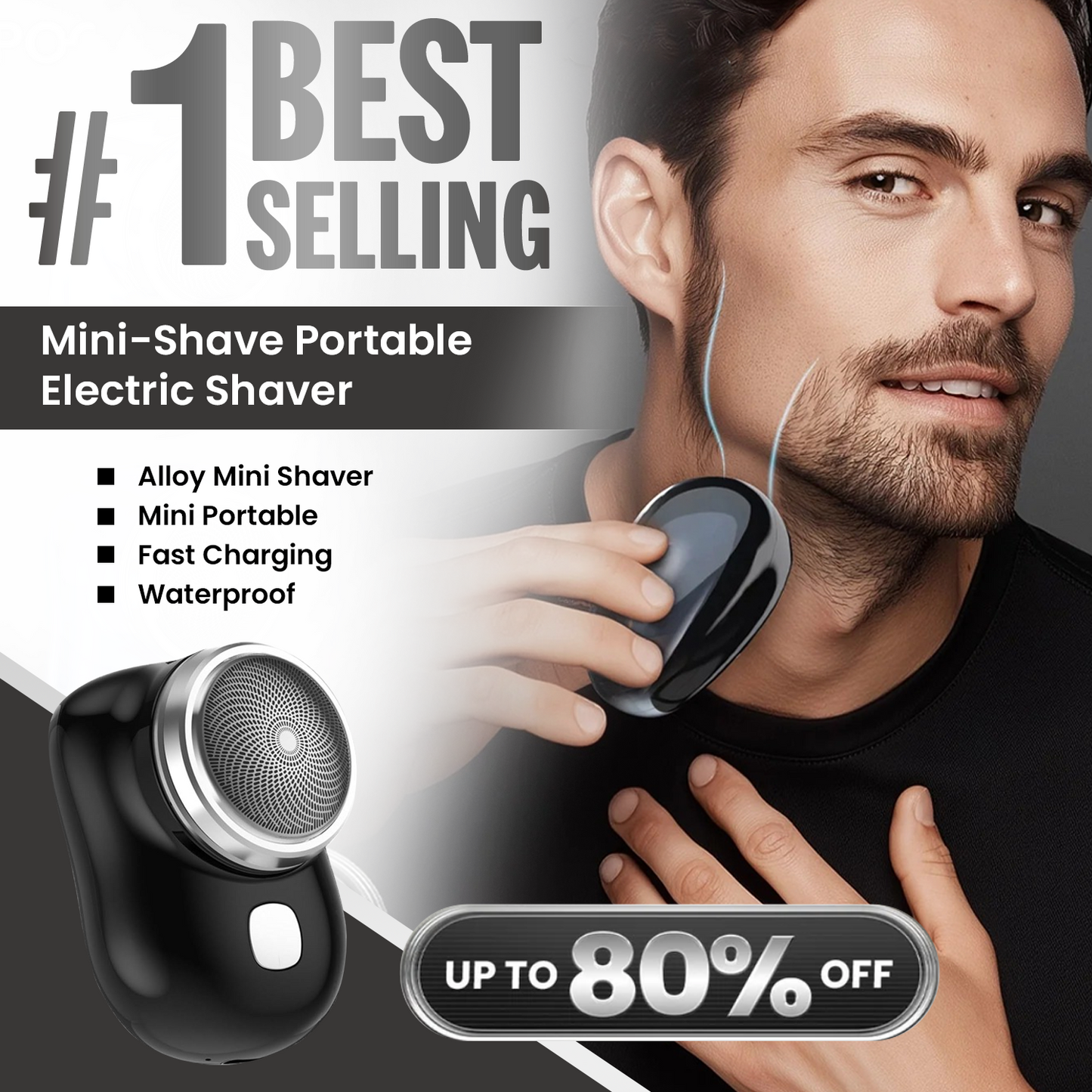 Luhaka® Mini-Shave Portable Electric Shaver