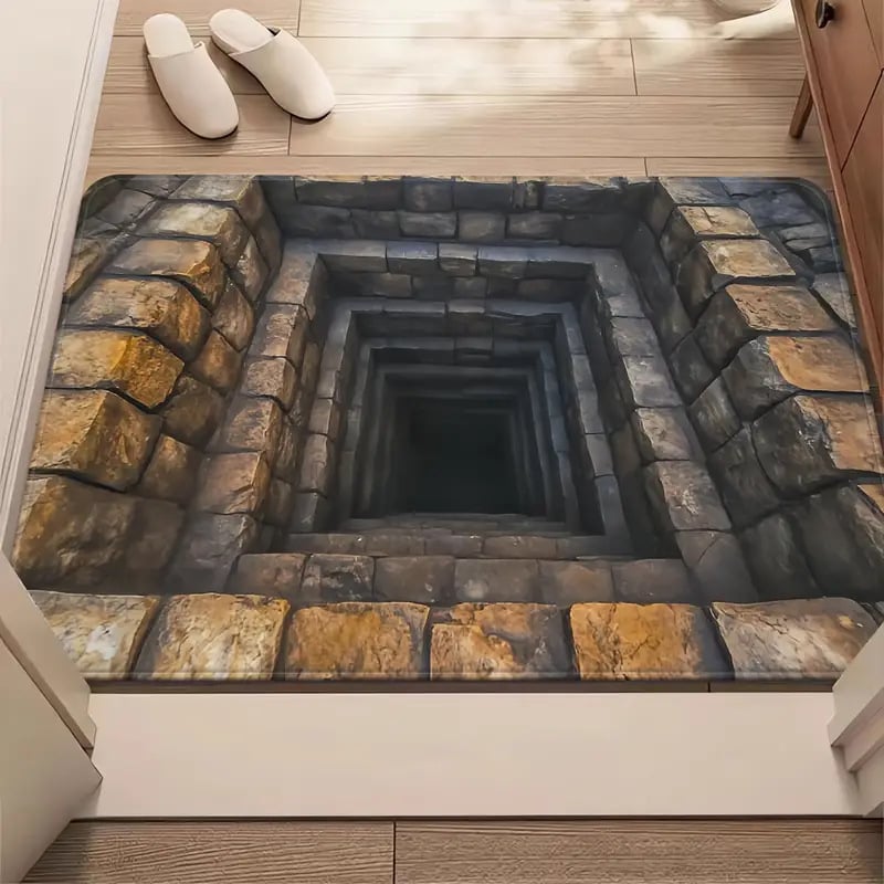 CILIFER® 🔥Visual Illusion Endless Abyss Pattern HD Printed Non-Slip Doormat😃Same as in the video