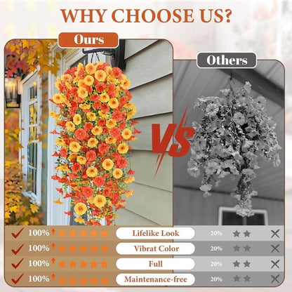CILIFER® 🍂UV Resistant Hanging Morning Glory for Fall Decor