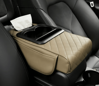 CILIFER® Multifunctional PU Leather Car Armrest Box Mat