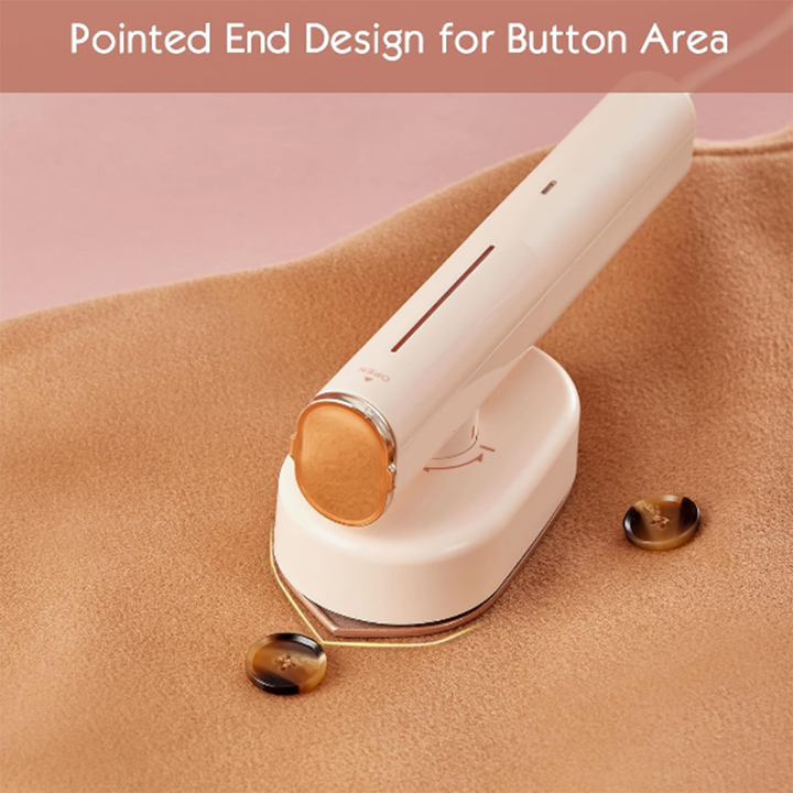 CILIFER® 2in1 Handheld Portable Clothes Steamer. Travel Steam Iron. Travel and Home Use. Small Light Weight 700g. 1300W 20s Fast Heat Up. 90°Rotatable Ironing Panel. Detachable Water Tank