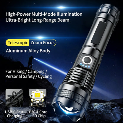 CILIFER® ✨Rechargeable LED Flashlight - High Lumen. Waterproof. Ultra Bright Flashlight for Emergencies