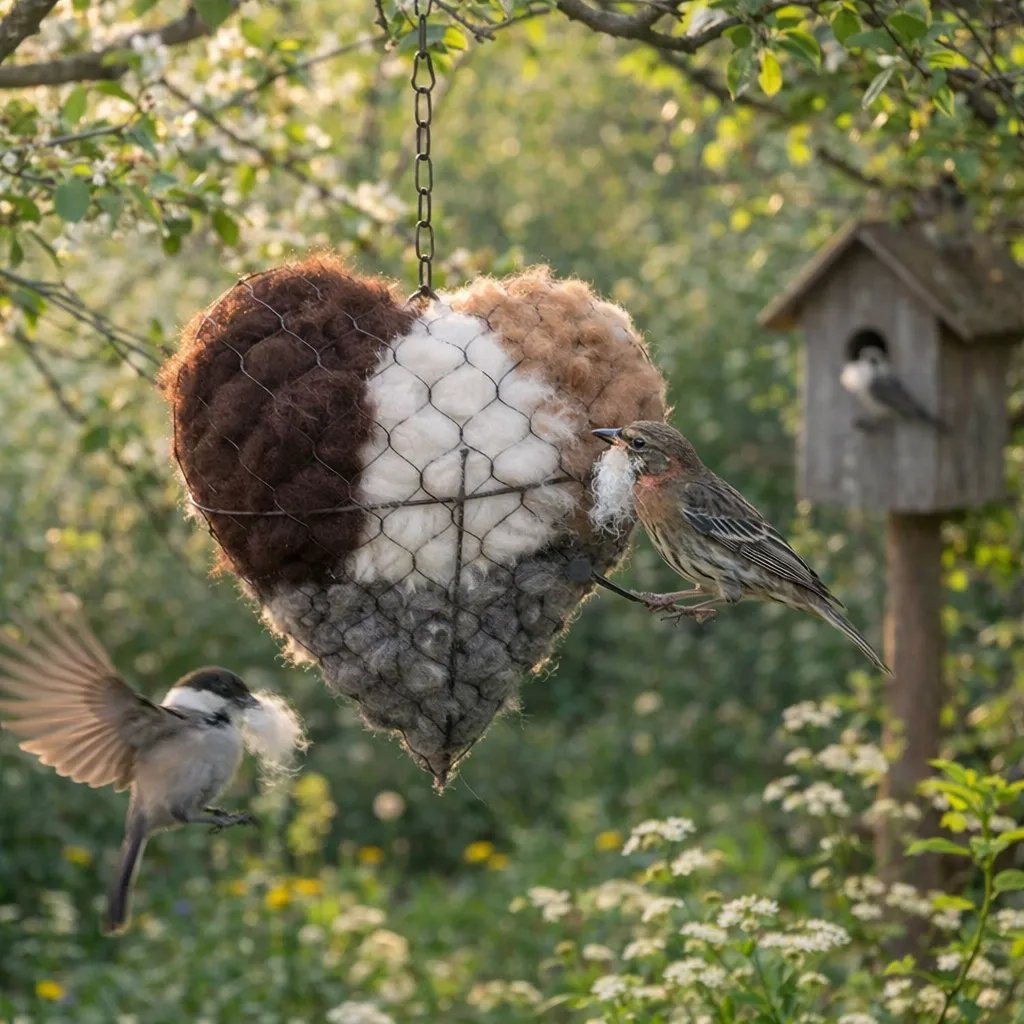 CILIFER® 🔥LAST DAY 49% OFF - ☁ Handmade Alpaca Fiber Bird Nesting Heart 🏡