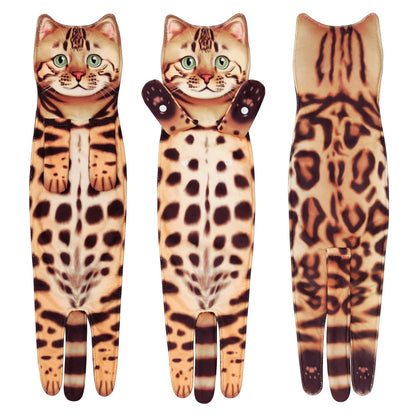CILIFER® 🎁 Early Christmas Sale — Up to 49% OFF! 🎅 Funny Cat Hand Towels