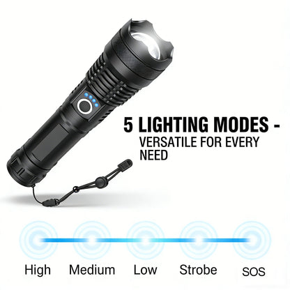 CILIFER® ✨Rechargeable LED Flashlight - High Lumen. Waterproof. Ultra Bright Flashlight for Emergencies