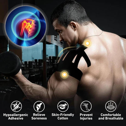 CILIFER® Kinesiology Tape for Shoulder Pain Relief （1 set 10 pc）