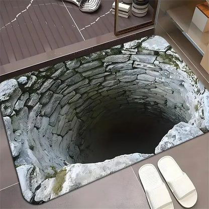 CILIFER® 🔥Visual Illusion Endless Abyss Pattern HD Printed Non-Slip Doormat😃Same as in the video