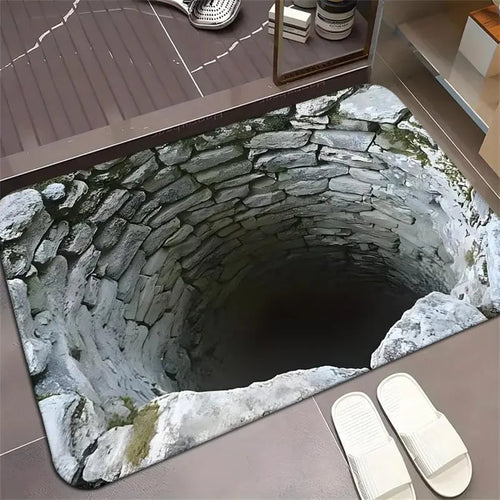 CILIFER® 🔥Visual Illusion Endless Abyss Pattern HD Printed Non-Slip Doormat😃Same as in the video