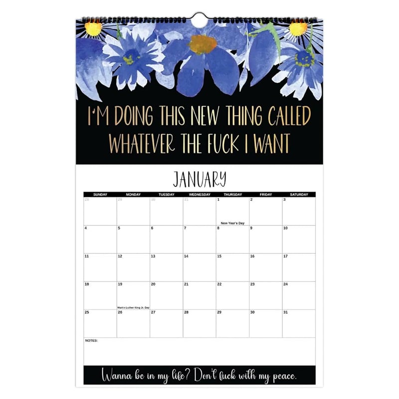CILIFER® Here We F*cking Go Again: 2026 Swear Calendar for Tired-Ass Women