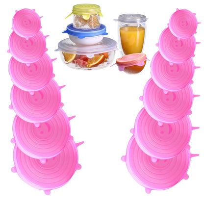 CILIFER® Silicone Cover Stretch Lids Reusable Airtight Food Wrap Covers